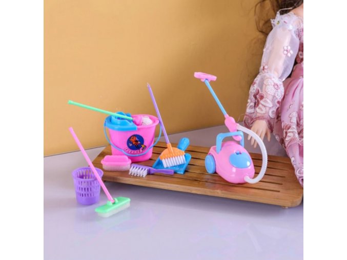 Hračky - set na upratovanie pre bábiky - barbie - hračky pre dievčatá - vianočný darček