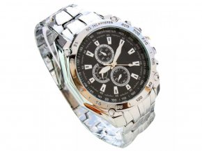 8045 panske spolocenske elegantne strieborne hodinky