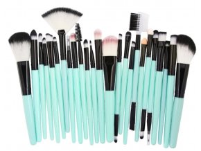 Pre ženy- profesionálne štetce na make-up, líčenie 25ks- TIP NA DARČEK PRE PRIATEĽKU NA VIANOCE (Farba Biela)