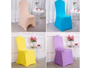 UNIVERZÁLNY ELASTICKÝ Poťahy na stoličky jednofarebný viac farieb (Velikost Levanduľová)
