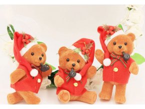 11213 vianocne dekoracie dekoracie medvede na stromcek parapety 3ks