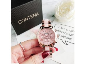 Hodinky - krásne módne hodinky s farebným prúžkom - dámske hodinky - darček pre ženu