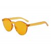 Dámské sluneční brýle bez obrouček celoprůhledné (Barva: žlutá)