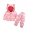 Detská zimná set súprava - bunda, nohavice Ružová (Velikost 12m)