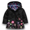 Detské oblečenia- jarné veselé nepremokavé bundy pre dívky- viac farieb (Farba Čierna, Velikost 24m)