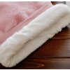 Detské oblečenia- zimný teplý rolák mikina sveter s mašľami (Velikost 12m)
