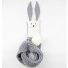 Detské oblečenia- zimný teplý šál Zajíc- 3 farby (Farba Béžová)