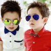 Detské slnečné okuliare pilotky pre dievčatá a chlapcov (Farba Čierna)