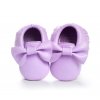 Detské topánky - Detské capáčky pre najmenších s mašlí- viac farieb (Farba Biela, Velikost S)