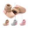 Dětské boty- dívčí teplé capáčky pro nejmenší šedé, růžové, hnědé- VÝPRODEJ SKLADU (Barva: šedá, Varianta: 3)