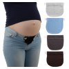 Nástavec elastický na džínsy nohavice pre tehotné (Farba Čierna)