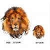 Nažehlovací obrázky na oblečení - nažehlovačky tygr lev drak a další (Varianta: 7)