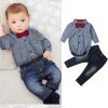 Oblečenie pre deti lacné detské oblečenie detské oblečenie - denimový set pre chlapčeka (Velikost 100)