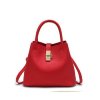 Stylová dámská kabelka taška do ruky červená černá a růžová barva na výběr (Barva: růžová)