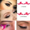 TIP kozmetika make up zdravie vychytávky - pomôcka pre líčenie očí šablóna k obtiskom očné linky (Barva 1)