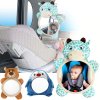 TIP pre deti vychytávky detské autosedačky detská autosedačka - detské spätné zrkadlo do auta (Farba Medveď)