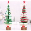 Vánoční dekorace- vánoční stromeček červený, zelený 33x10cm- VÝPRODEJ SKLADU (Barva Zelená)