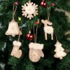 18537 vianocne dekoracie set 6 ks drevenych ozdob na stromcek