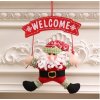 Vánoční dekorace- Vánoční ozdoby na okna nebo dveře santa a sněhulák- VÝPRODEJ SKLADU (Varianta: 2)