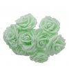 VÝPREDAJ SKLADU- luxusné umelé kvety ruže na drôtiku 10ks, viac farebných DEKORÁCIE (Varianta 1.)