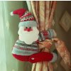 Záclony- vánoční dekorace, spona na suchý zip na závěs nebo záclonu Vánoční motiv, více variant (Varianta: 3)