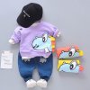 Oblečenie pre deti - chlapčenský bavlnený set - potlač s dinosaurom