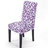 Poťah na stoličky - napínacie poťahy - vzorovaný poťah s ornamentami - viac farieb