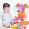 Deti - hračky pre deti - hračky pre novorodencov - mäkké plyšové hrkálka slon - slon - plyšák