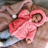 Oblečenie - detské oblečenie - oblečenie pre bábätká - detský zimný chlpatý kabátek- viac farieb - výpredaj skladu