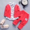 Detské oblečenie - oblečenie pre chlapcov - chlapčenský oblek sako + košeľa + nohavice - vianočný darček