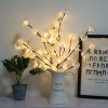 vianočné dekorácie - dekorácie - svetelná dekorácia - dekorácia do vázy svietiace kvety - kvety