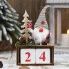 Vianoce - vianočné dekorácie - vianočný kalendár - vianočný škriatok - vianočné dekorácie ako kalendár s vianočným škriatkom - dekorácie