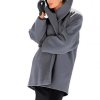 Dámske oblečenie - dámsky elegantný kabát s golierom - dámsky zimný kabát - kabát - darček pre ženu