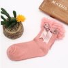 Detské oblečenie - ponožky - detské roztomilé ponožky s čipkou a mašľou - detské ponožky - výpredaj skladu