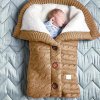 Bábätko - spací vak - pletený spací vak pre bábätká s gombíkmi vo viacerých farbách - deky - kočík - detské kočíky