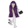 Oblečenie - bunda - dámska páperová bunda s kapucňou vo viacerých farbách - nadmerné veľkosti - zimné bundy
