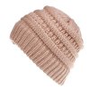 Oblečenie - čiapky - dámska pletená čiapka s dierou na cop vo viacerých farbách - zimné čiapky - darček pre ženu - výpredaj skladu