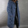 Oblečenie - dámsky pletený kabát s gombíkmi - dámske svetre - pletené svetre - kabát - dámsky zimný kabát