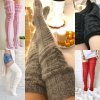 Dámske oblečenie - nadkolienky - krásne pletené nadkolienky veľmi hrejivé - ponožky - darček pre ženu