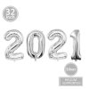 Dekorácie - dekoračné nafukovacie balóniky na oslavu nového roka 80 cm - balóniky - šťastný nový rok - silvester