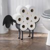 Domov - dekorácia na záchod na toaletný papier v tvare ovce - dekorácie do bytu - kúpeľňa - wc