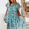 Oblečenie - šaty - letné kvetinové šaty s volánikmi - dámske šaty - výpredaj skladu