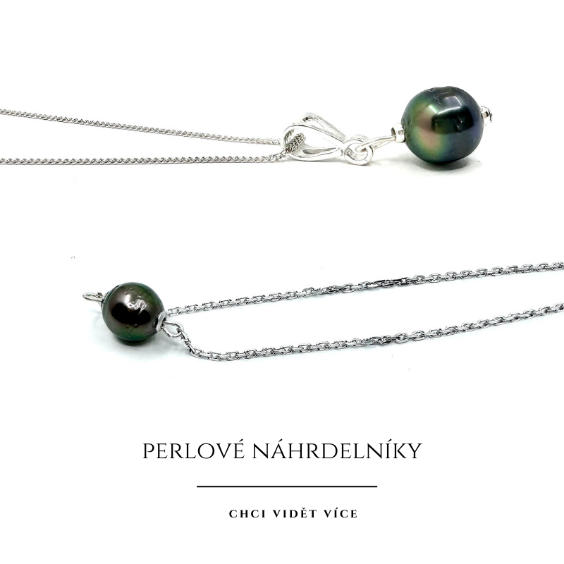náhrdelníky perly, perlový náhrdelník, tahitské perly