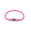 Perlový náramek s pravou tahitskou perlou růžový
