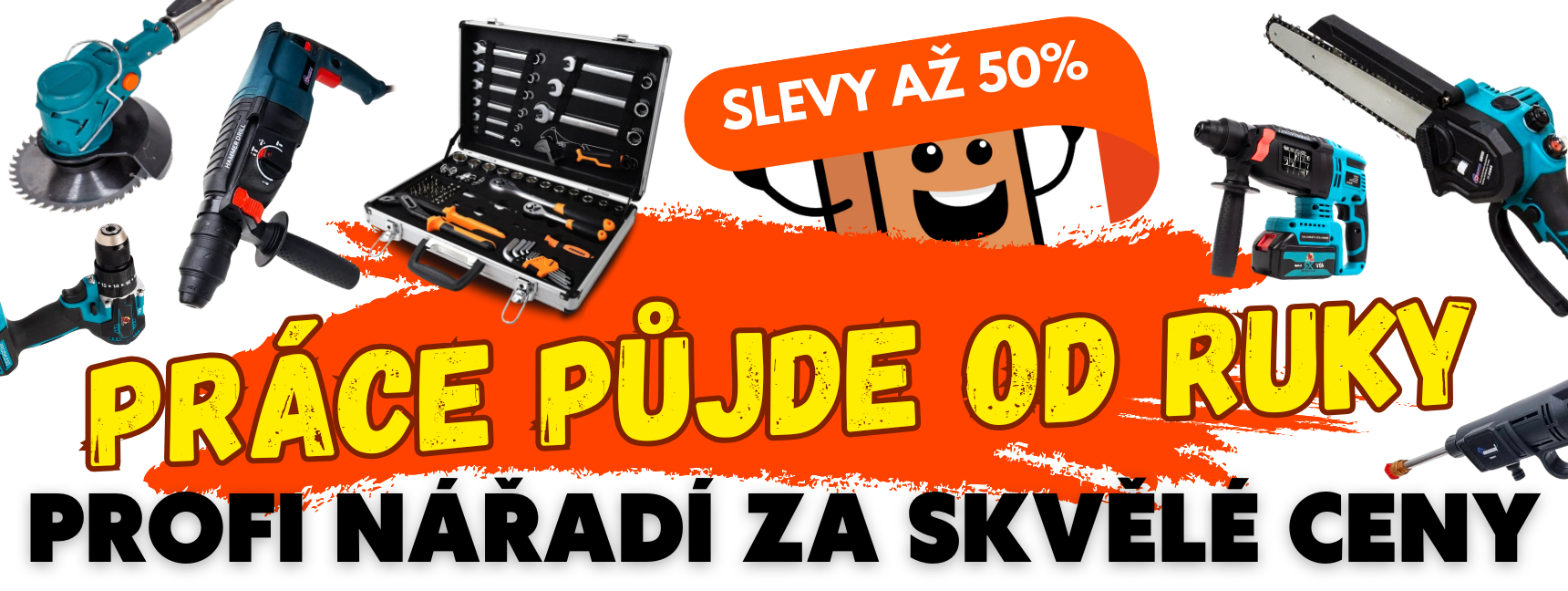 nářadí 50% sleva