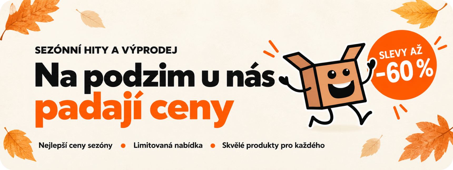 Sezónní hity a výprodej