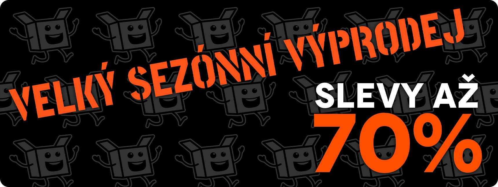 Velký sezónní výprodej 70%