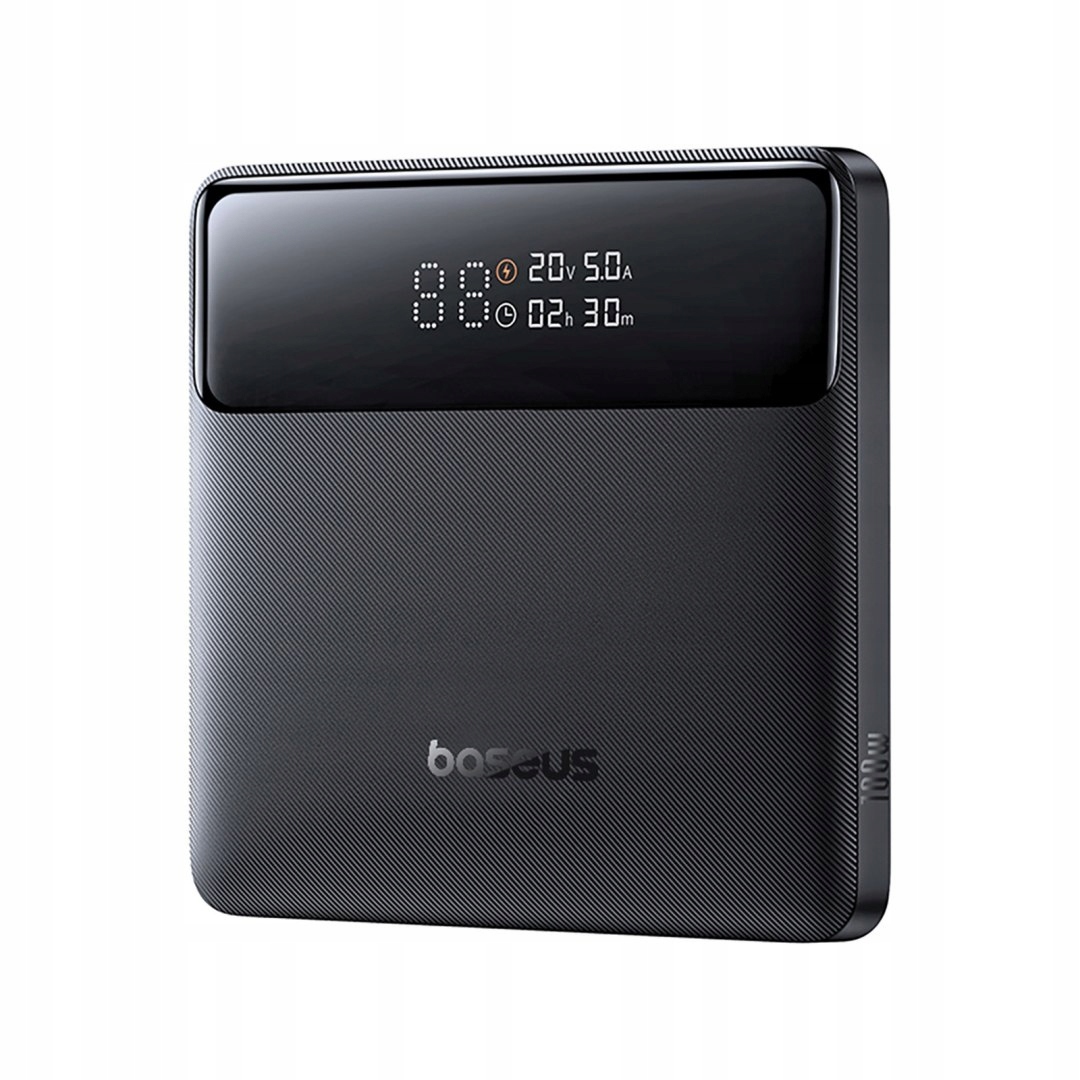 Powerbanka s displejem Blade H1 20000mAh USB-A USB-C 100W - černá BASEU