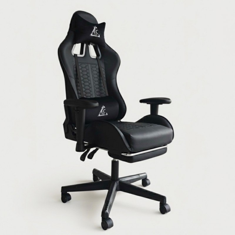 Otočná herní židle EvoChair s masážním přístrojem a nastavitelnými područkami Značka Ecarla