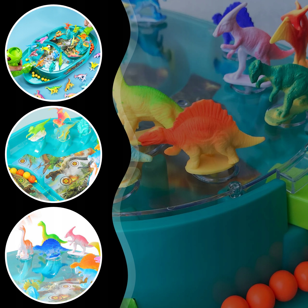 DOVEDNOSTNÍ HRA BALLSAURUS DINO ATTACK DÁREK HRAČKA PRO RODINU A DĚTI Značka MEMFLOW